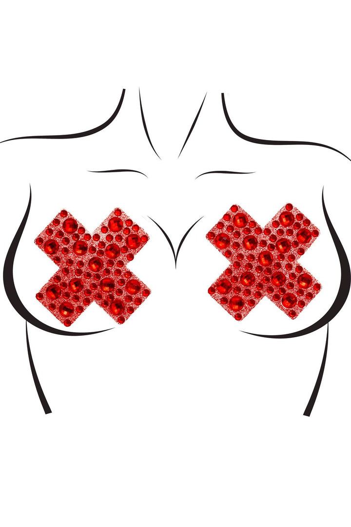 X Factor Adhesive Nipple Jewel Stickers