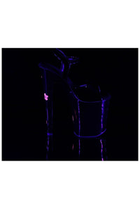 Pleaser XTREME-809HB Black Patent Sandal in Black Patent