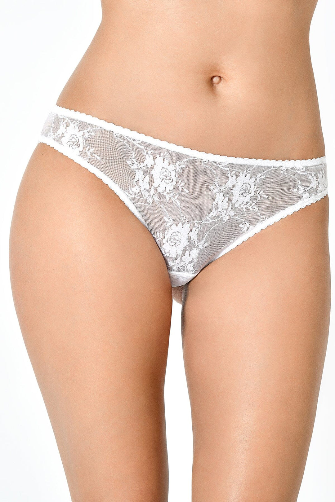 Les P'Tites Folies CASTELLET Lace Panty in White  from SexyShoes.com