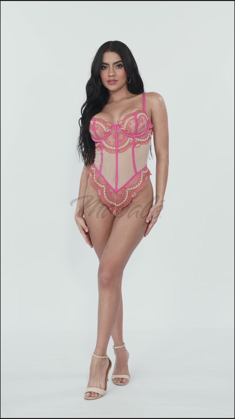 Sexy Lace-Up Back Teddy