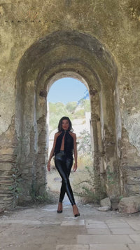 Noir Handmade Opium Tulle Bolero in Black 