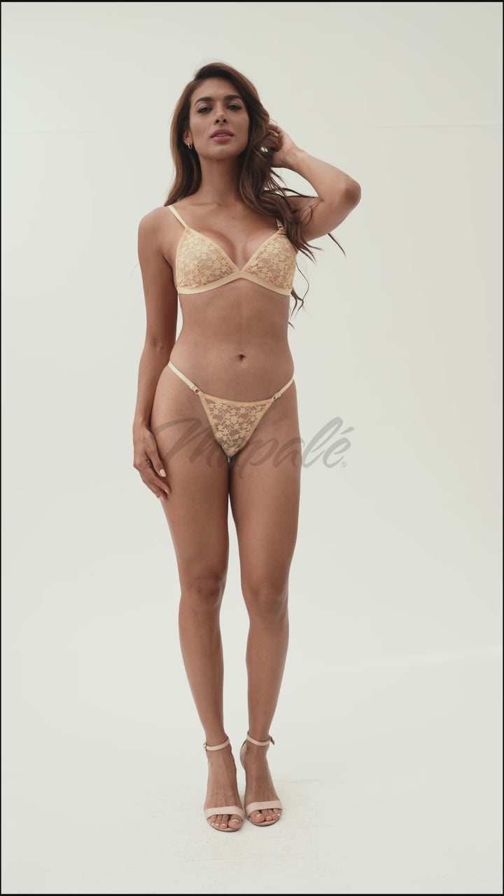 2-Piece Floral Lace Lingerie Set