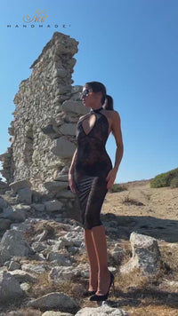 Nocturne Lace Midi Dress