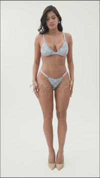 2-Piece Floral Lace Lingerie Set