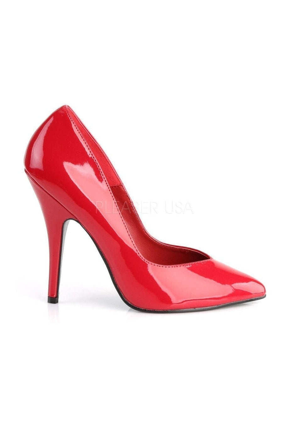 Pleaser SEDUCE-420V Pump in Black Patent