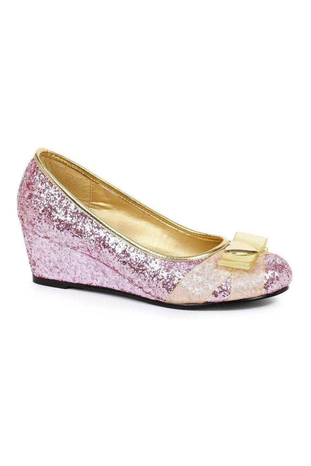 018-PRINCESS Costume Sandal | Pink Glitter-Ellie Shoes-SEXYSHOES.COM