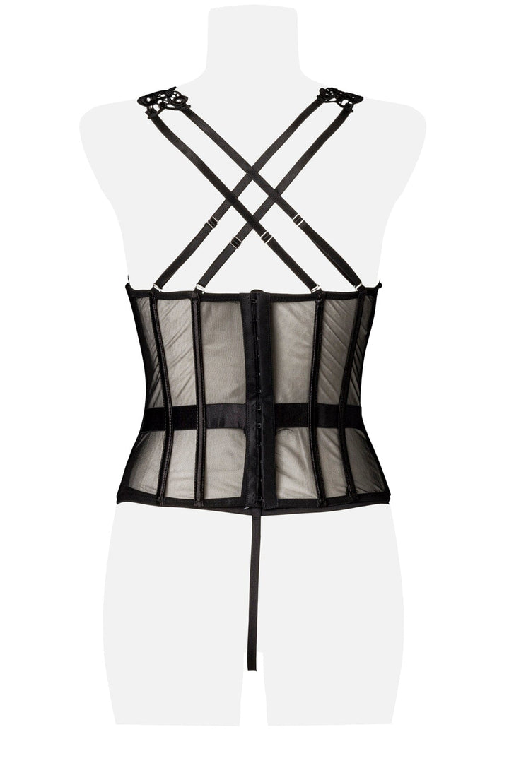 2 Piece Open Cup Corset w/Bikini Bottoms-Fetish Corsets-Grey Velvet-SEXYSHOES.COM