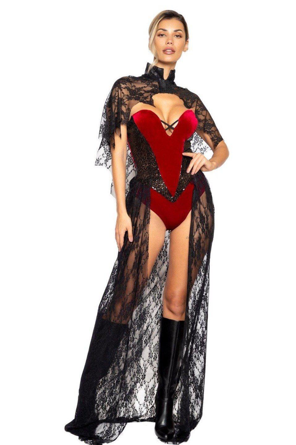 2 Piece Vampy Vixen Costume-Vampire Costumes-Roma Costume-SEXYSHOES.COM
