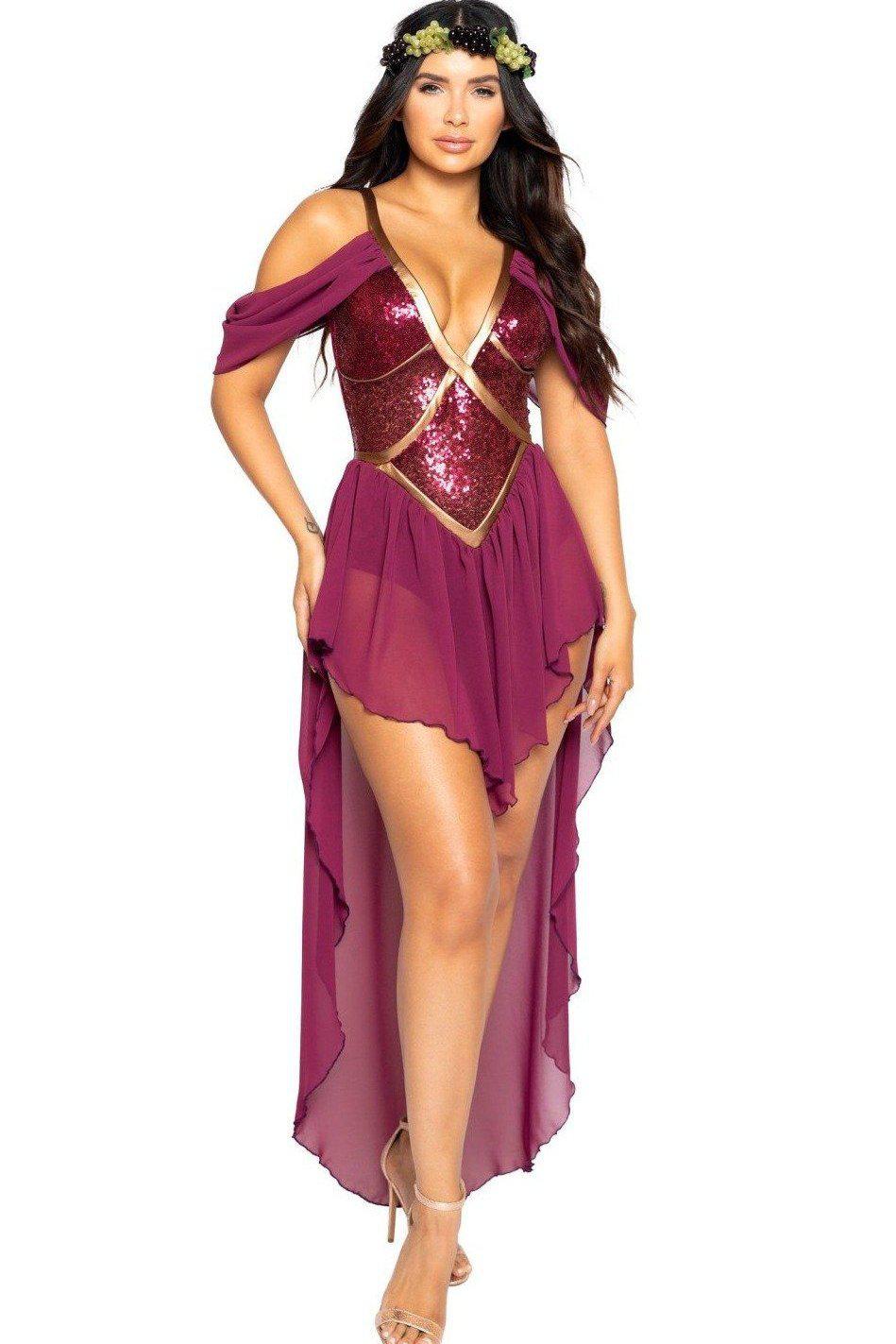 2 Piece Wine Goddess Costume-Goddess Costumes-Roma Costume-SEXYSHOES.COM