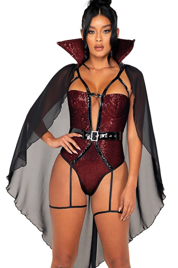 2pcs Underworld Vampire-Vampire Costumes-Roma Costumes-Red-L-SEXYSHOES.COM