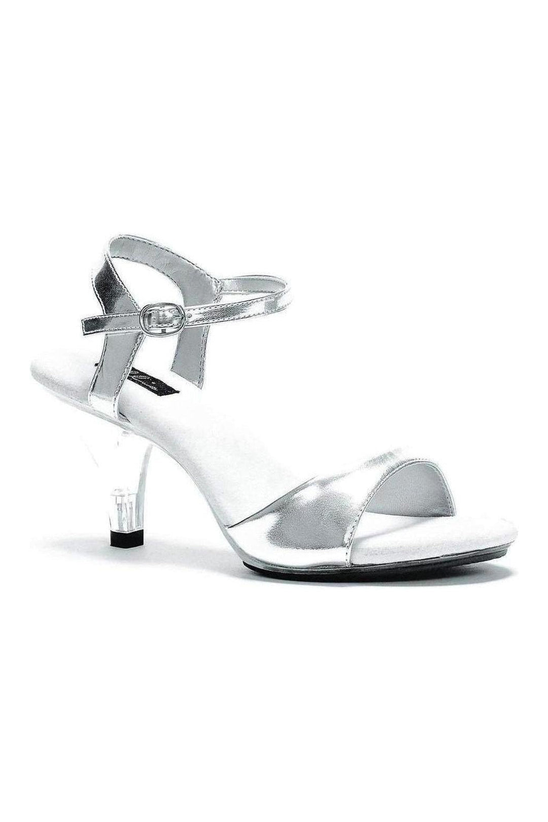 305-JULIET Sandal | Silver Faux Leather-Ellie Shoes-Silver-Sandals-SEXYSHOES.COM