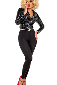 Roma Costumes 3PC Playboy Fabulous 50’s Greaser in Black 