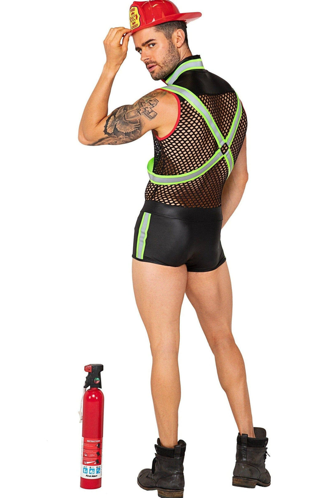 3pc Fireman Fever-Other Costumes-Roma Costumes-SEXYSHOES.COM