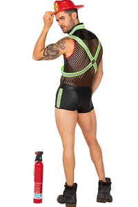 3pc Fireman Fever-Other Costumes-Roma Costumes-SEXYSHOES.COM