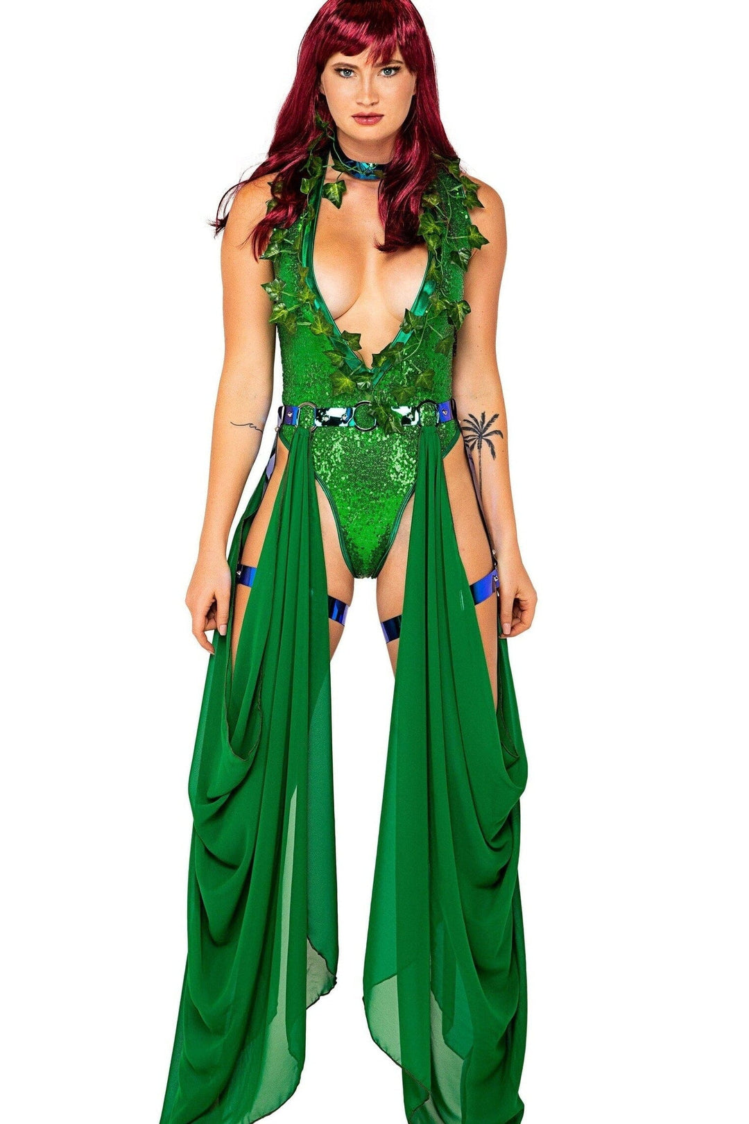Roma Costumes 3pc Poisonous Kiss in Green 