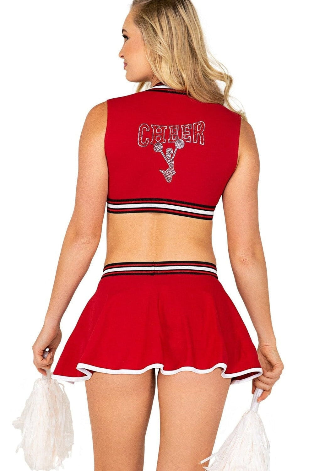 3pc School Spirit-Cheerleader Costumes-Roma Costumes-SEXYSHOES.COM
