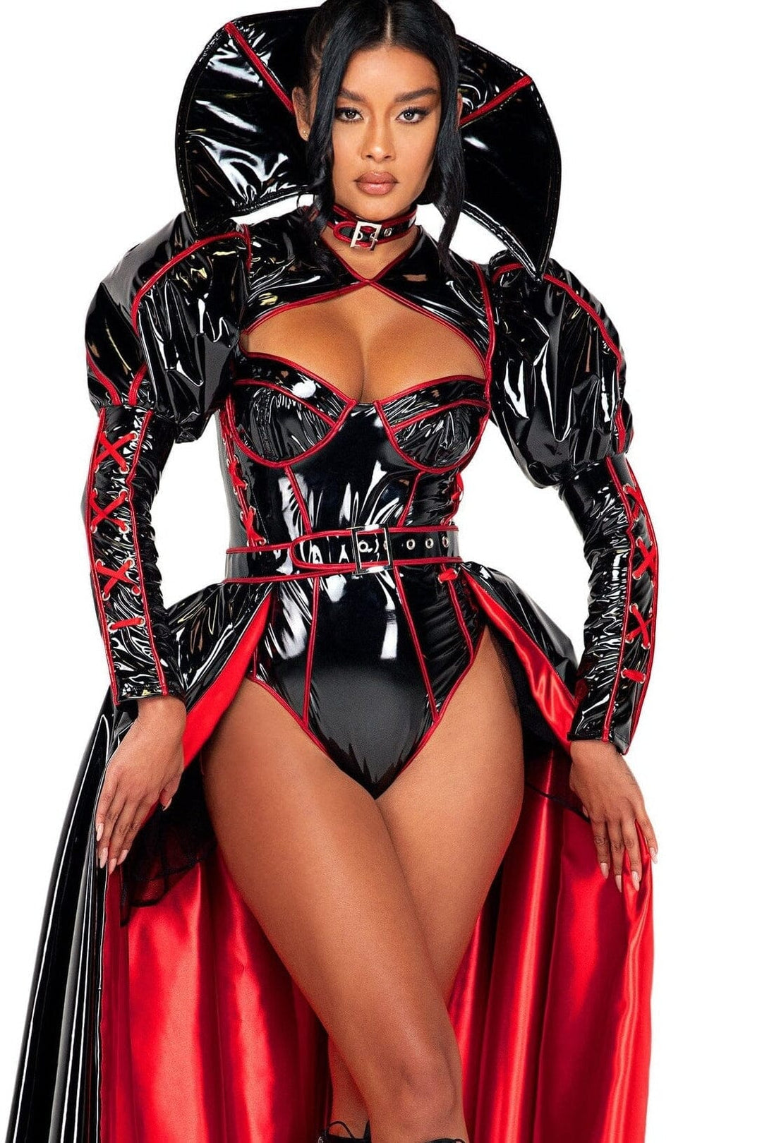 3pc Underworld Evil Queen-Devil Costumes-Roma Costumes-Black-L-SEXYSHOES.COM