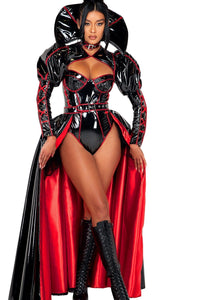 Roma Costumes 3pc Underworld Evil Queen in Black 
