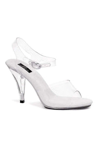 Ellie Shoes 405 BROOK Sandal in Clear Vinyl from SexyShoes.com