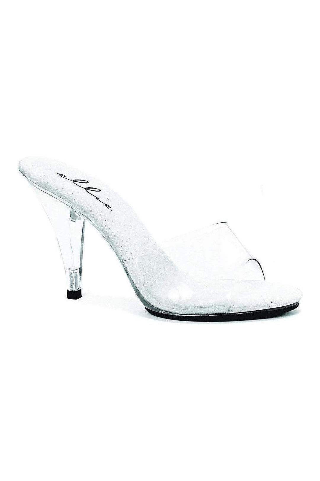 405-VANITY Slide | Clear Vinyl-Ellie Shoes-Clear-Slides-SEXYSHOES.COM