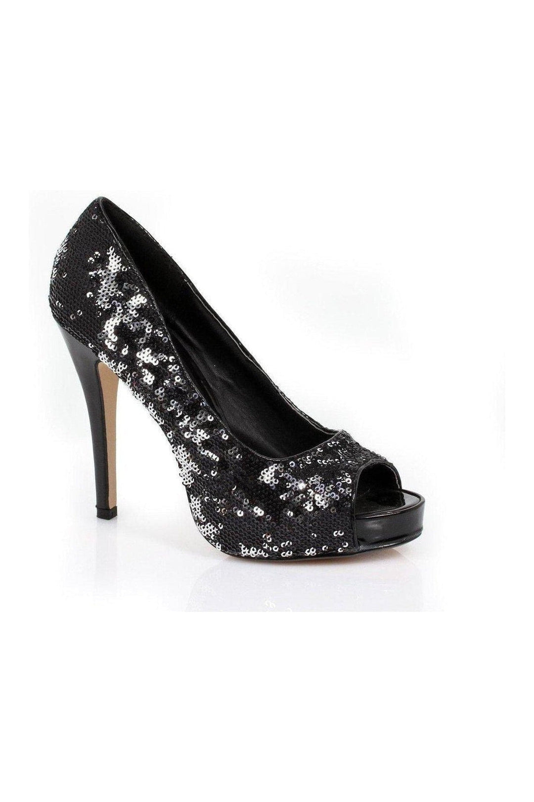 Ellie Shoes 415 FLAMINGO Pump in Black Patent from SexyShoes.com