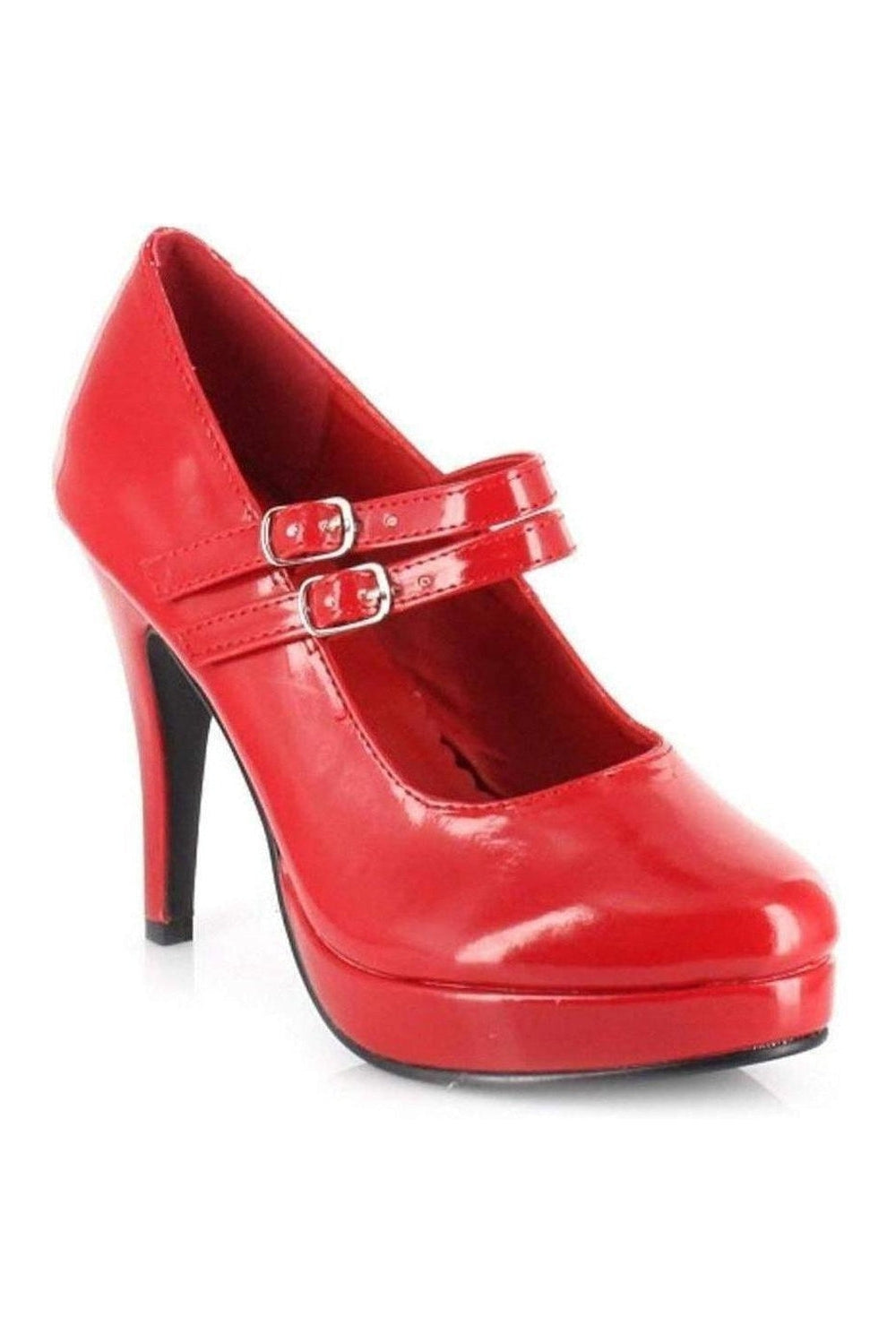 421-JANE Mary Jane | Red Patent-Ellie Shoes-Red-Mary Janes-SEXYSHOES.COM