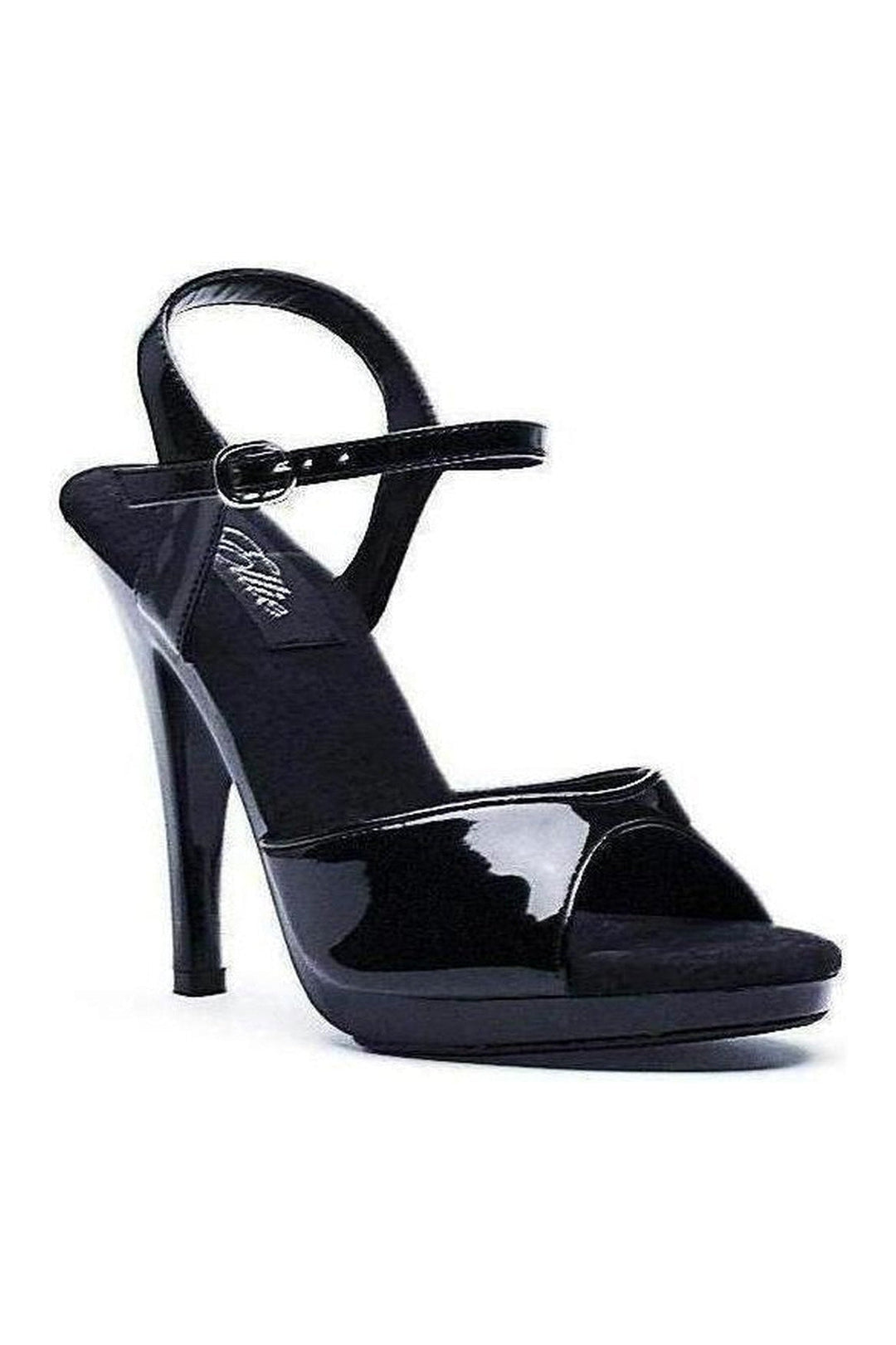 Ellie Shoes 421 JULIET Sandal in Black Patent from SexyShoes.com