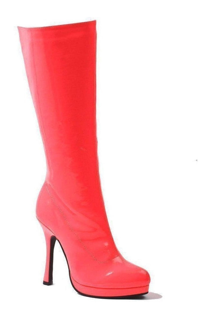 421-ZENITH Costume Boot | Fuchsia Faux Leather-Ellie Shoes-SEXYSHOES.COM