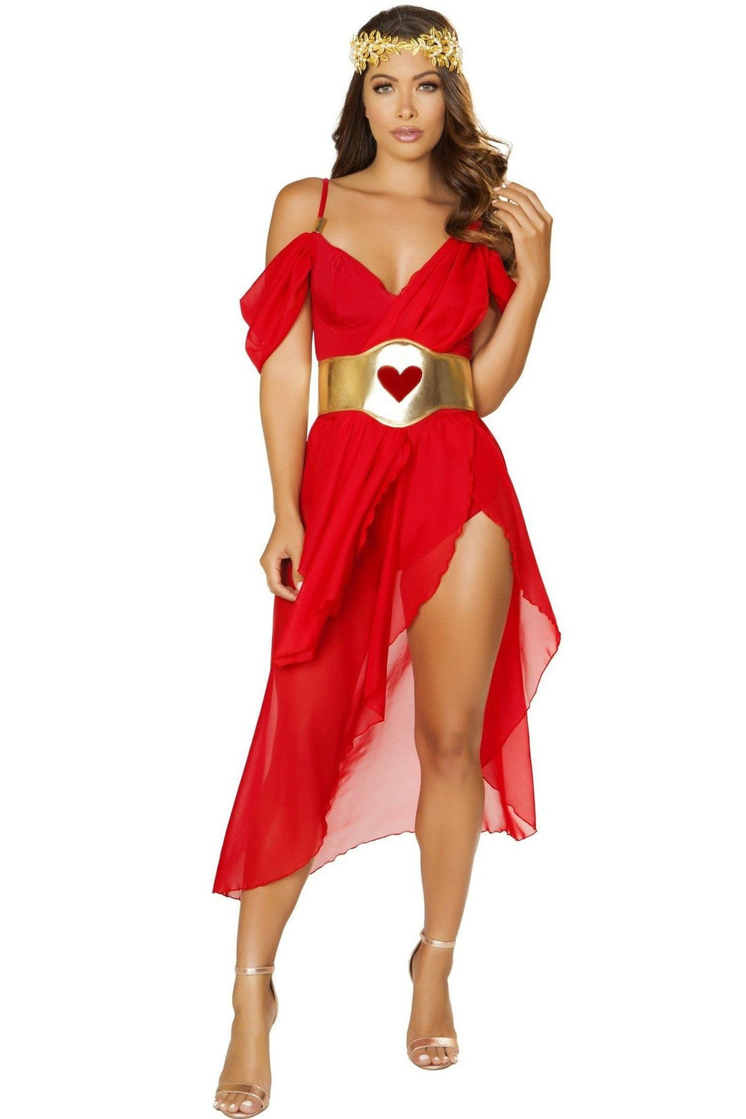 Roma Goddess of Love Costume-Goddess Costumes-Roma Costumes-Red-SEXYSHOES.COM