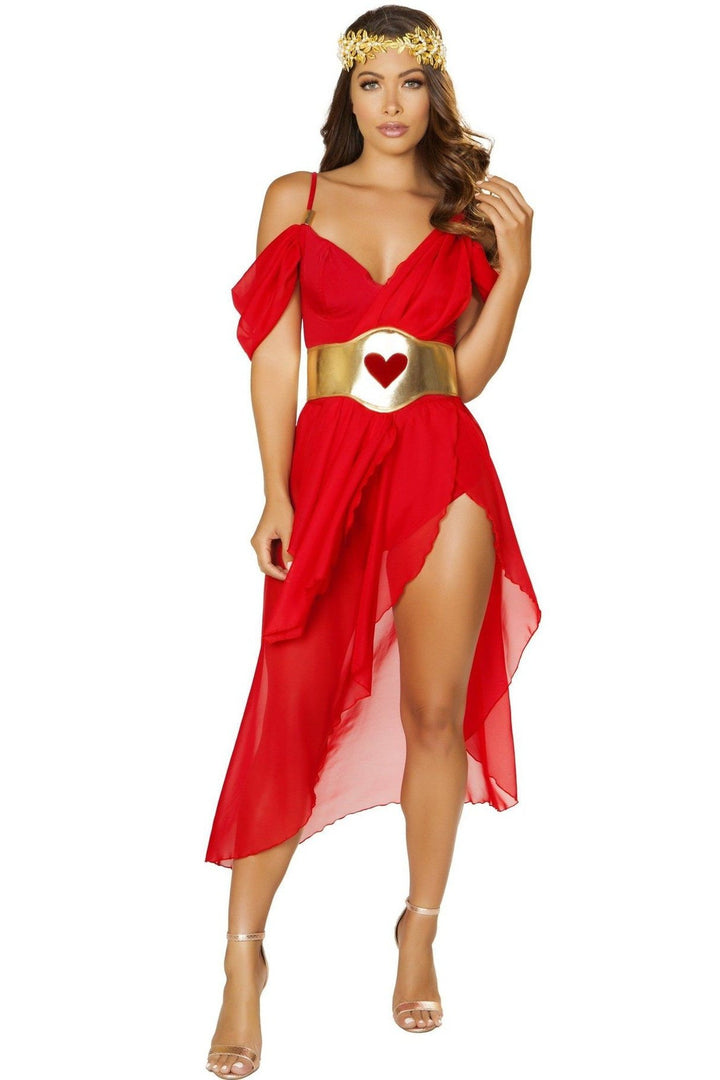 Roma Goddess of Love Costume-Goddess Costumes-Roma Costumes-Red-SEXYSHOES.COM