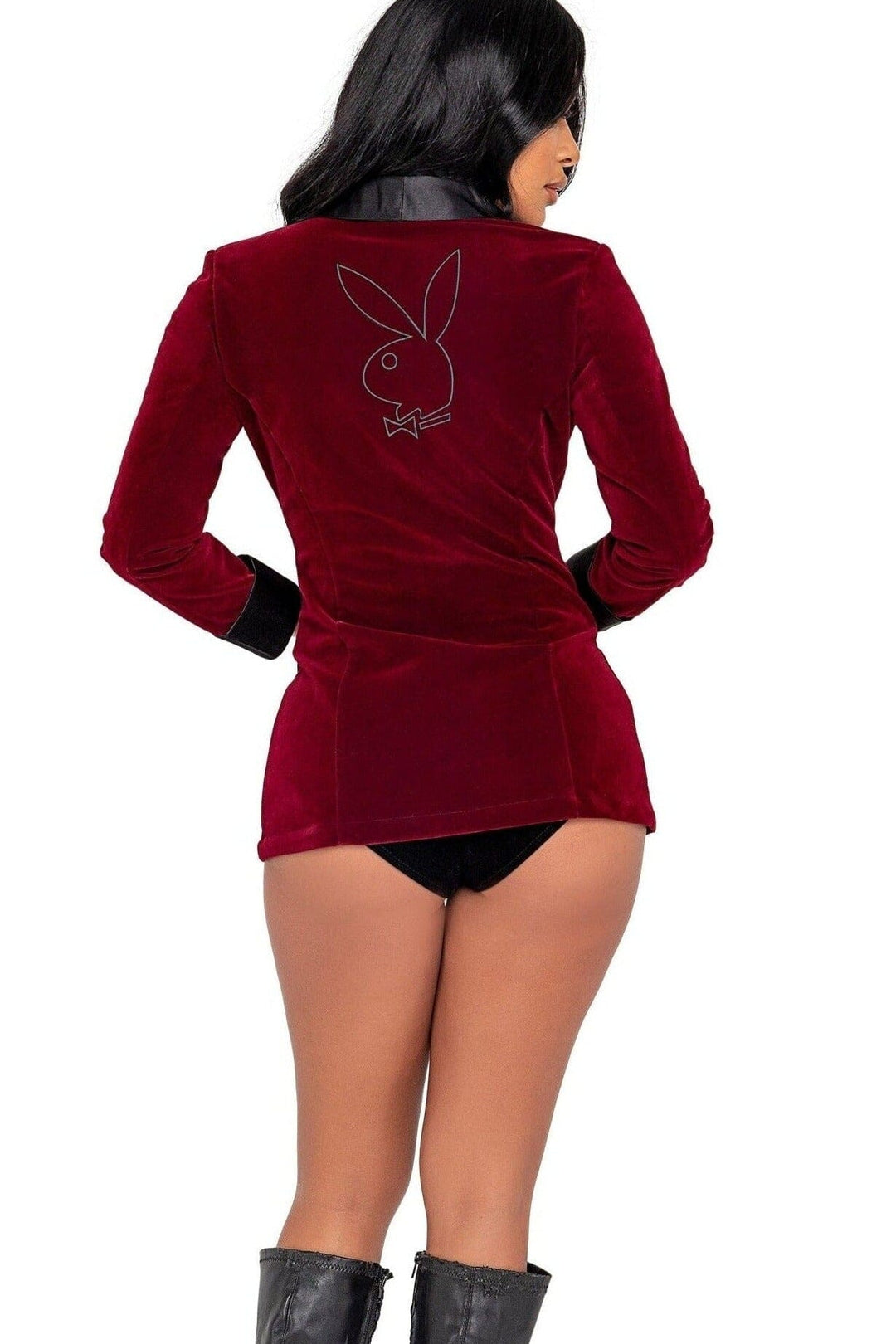 Roma Costumes 4PC Playboy Smoke Lounge Madam in Red 