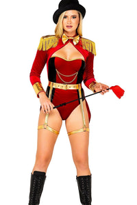 Roma Costumes 4pc Big Top Mistress in Red 