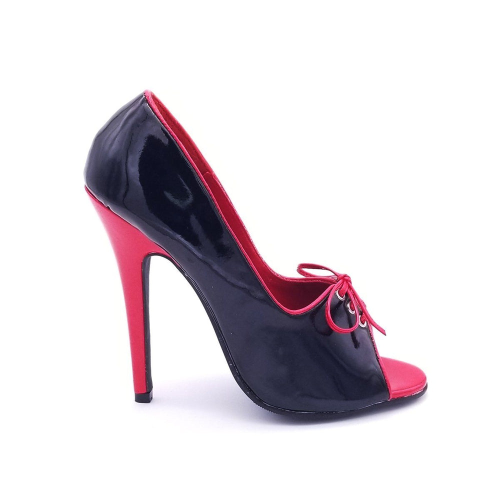 5'' Pump Open Toe | Black Multi Patent-Footwear-Sexyshoes Brand-SEXYSHOES.COM