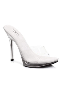 Ellie Shoes 502 VANITY Slide in Clear Vinyl from SexyShoes.com