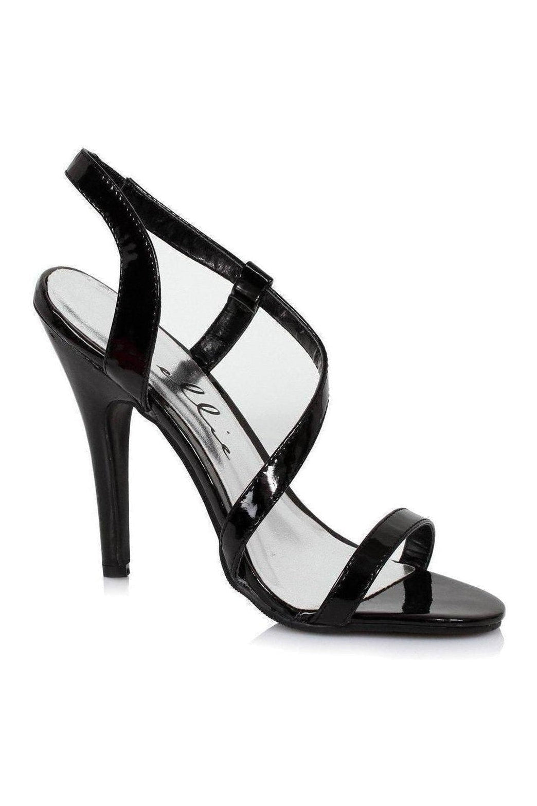 510-DEBBIE Sandal | Black Patent-Ellie Shoes-SEXYSHOES.COM