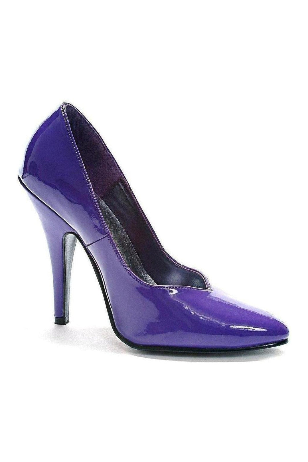 511-BRANDE Pump | Purple Patent-Pumps- Stripper Shoes at SEXYSHOES.COM