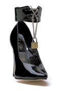 511-DOMINIQUE Pump  | Black Patent