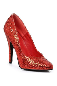 Ellie Shoes 511 GLITTER Pump in Red Glitter from SexyShoes.com