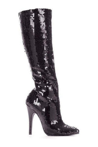 Ellie Shoes 511 TIN Knee Boot in Black Patent from SexyShoes.com