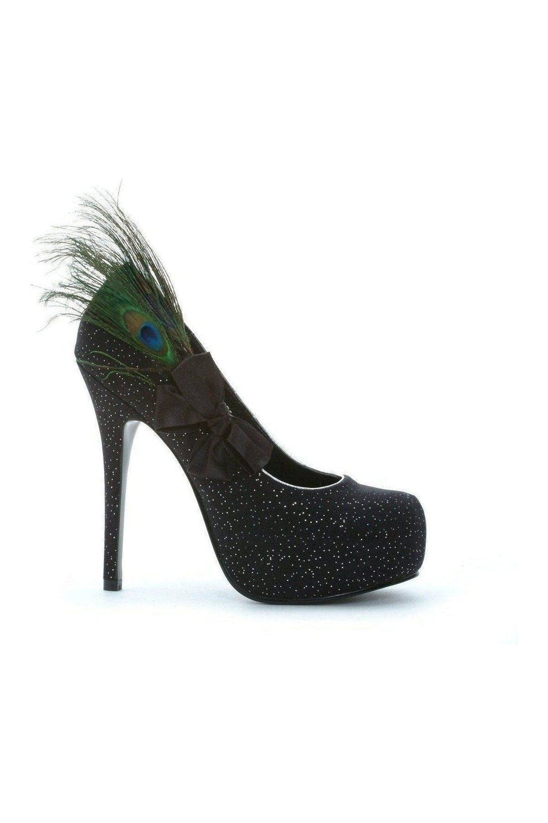 519-IRIDESCENCE Pump | Black Patent-Ellie Shoes-SEXYSHOES.COM
