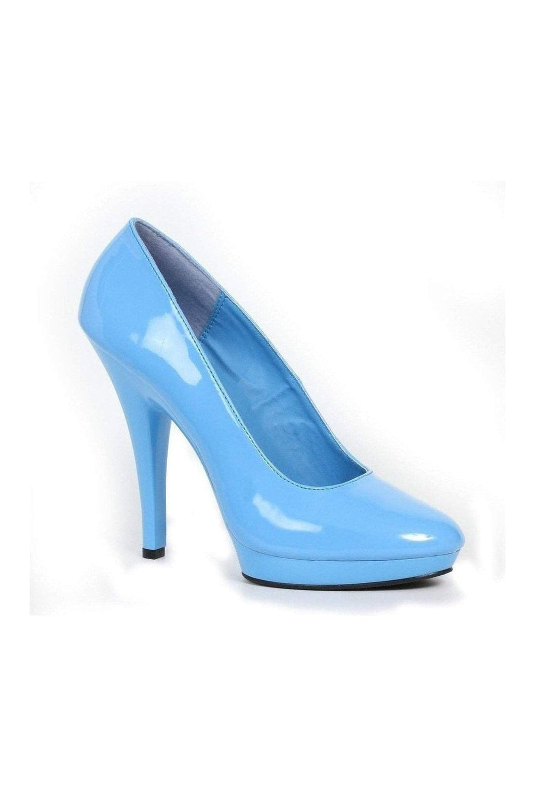 Ellie Shoes 521 FEMME W Pump in Blue Patent from SexyShoes.com