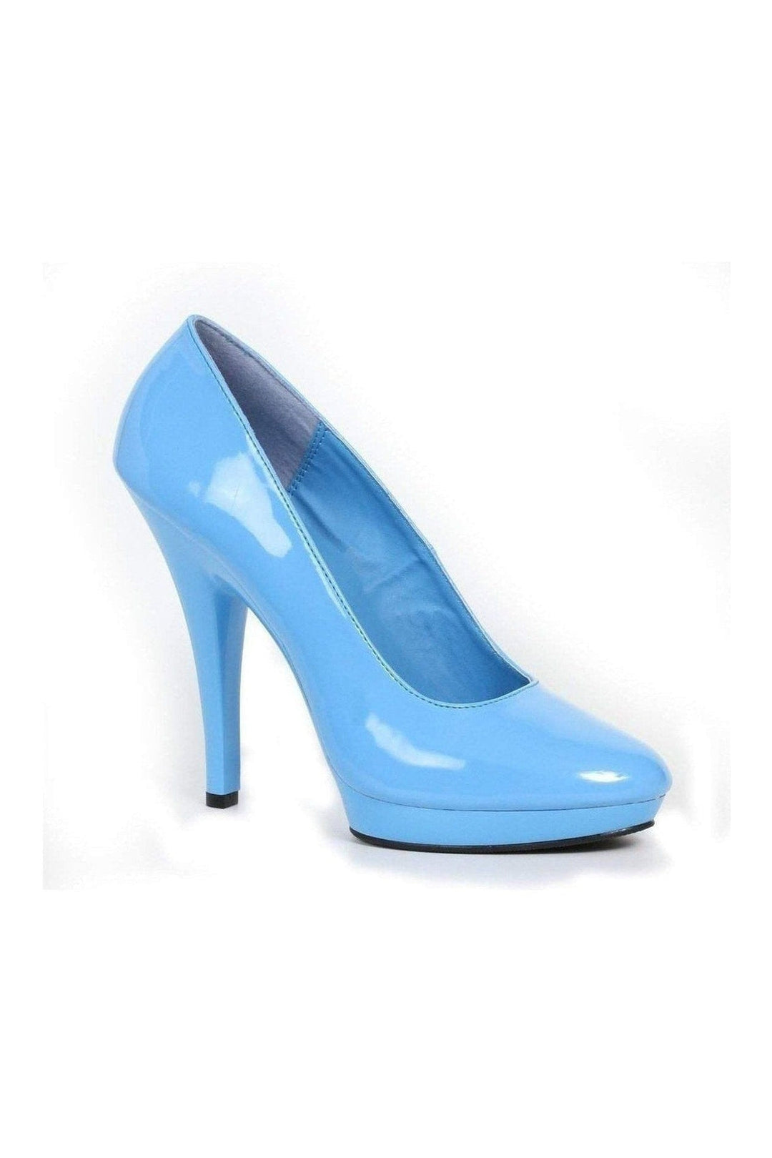 521-FEMME-W Pump | Blue Patent-Ellie Shoes-Blue-Pumps-SEXYSHOES.COM