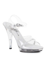 521-JEWEL-W Sandal  | Clear Vinyl