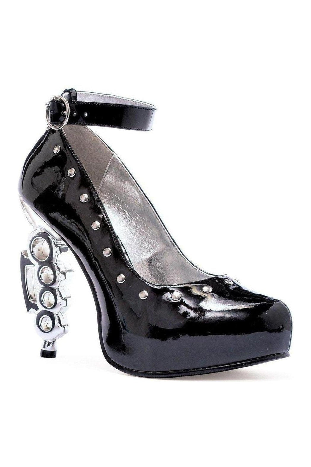 550-BULLET Pump | Black Patent-Ellie Shoes-SEXYSHOES.COM