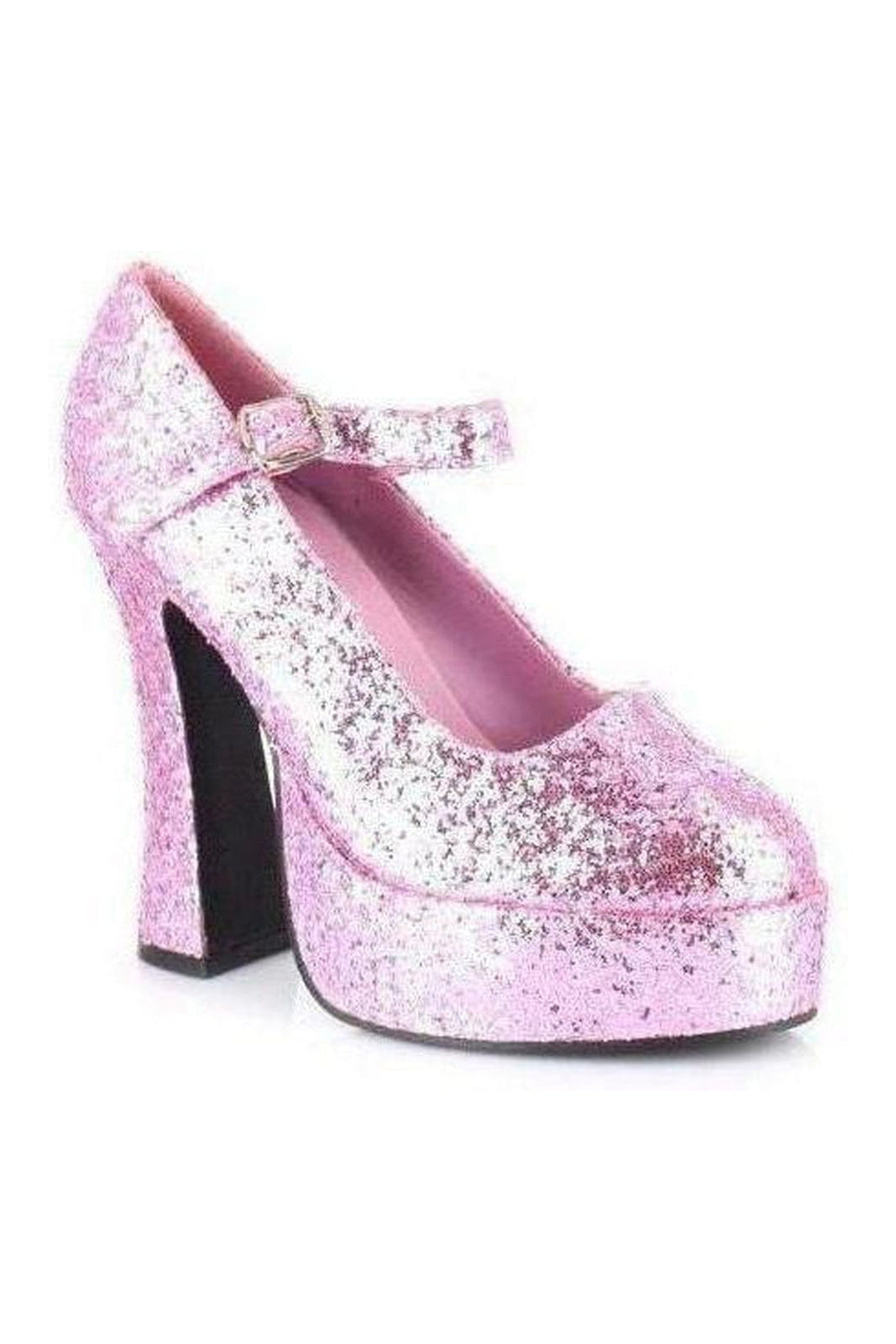557-EDEN-G Mary Jane | Pink Glitter-Ellie Shoes-Pink-Mary Janes-SEXYSHOES.COM