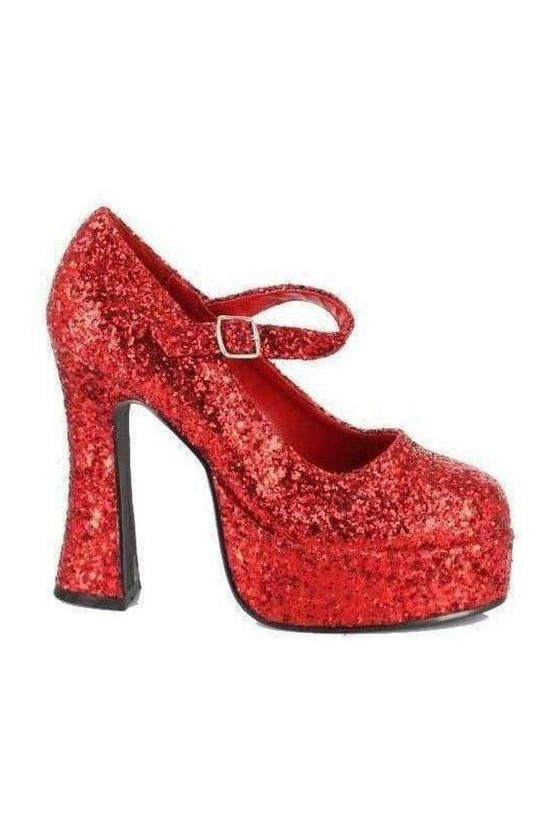 557-EDEN-G Mary Jane | Red Glitter-Ellie Shoes-Red-Mary Janes-SEXYSHOES.COM