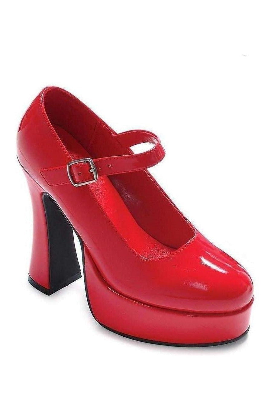 557-EDEN Mary Jane | Red Patent-Ellie Shoes-Red-Mary Janes-SEXYSHOES.COM