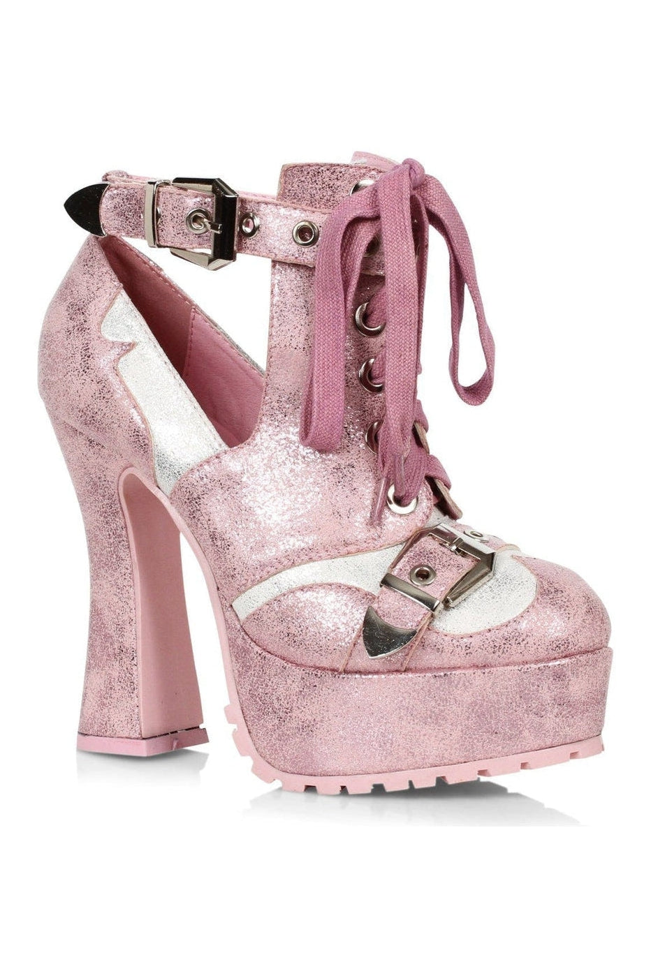 557-THEDA Mary Jane | Pink Faux Leather-Mary Jane-Ellie Shoes-SEXYSHOES.COM