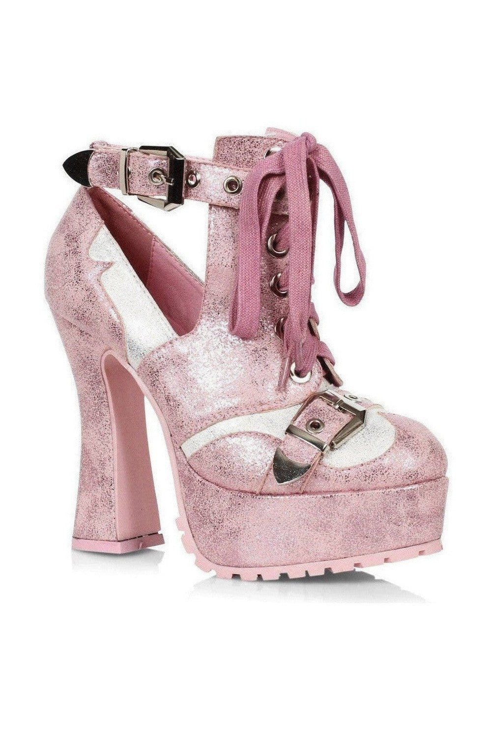 557-THEDA Mary Jane | Pink Faux Leather-Mary Jane-Ellie Shoes-SEXYSHOES.COM