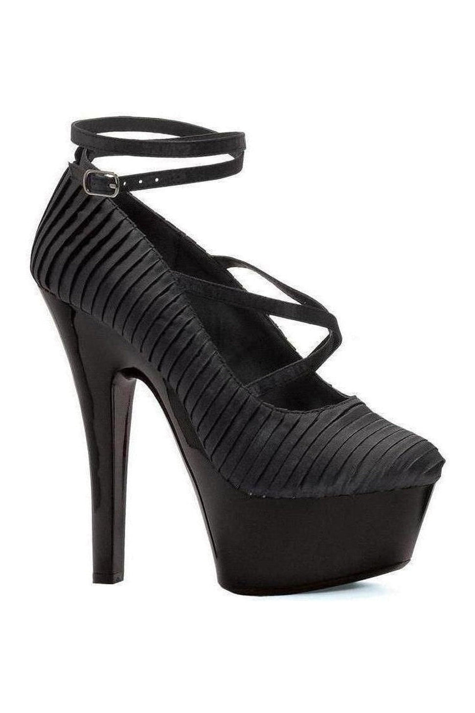 601-JUDITH Pump | Black Patent-Ellie Shoes-SEXYSHOES.COM